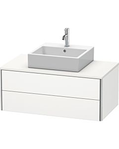 Duravit XSquare Waschtisch-Unterschrank XS491103636 100x40x54,8cm, 2 Schubkästen, weiß seidenmatt