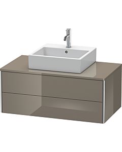 Duravit XSquare Waschtisch-Unterschrank XS491108989 100x40x54,8cm, 2 Schubkästen, Flannel Grey hochglanz
