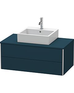 Duravit XSquare Waschtisch-Unterschrank XS491109898 100x40x54,8cm, 2 Schubkästen, Nachtblau seidenmatt