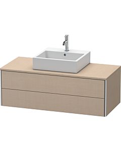 Duravit XSquare Waschtisch-Unterschrank XS491207575 120x40x54,8cm, 2 Schubkästen, Leinen