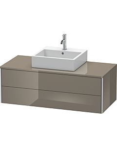 Duravit XSquare Waschtisch-Unterschrank XS491208989 120x40x54,8cm, 2 Schubkästen, Flannel Grey hochglanz