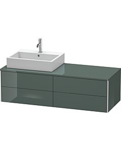 Duravit XSquare Duravit XSquare XS4913L3838 140x40x54,8cm, 4 drawers, left, Dolomiti Grey high gloss