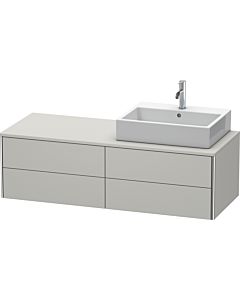 Duravit XSquare Duravit XSquare XS4913R0707 140x40x54.8cm, 4 drawers, right, concrete gray matt