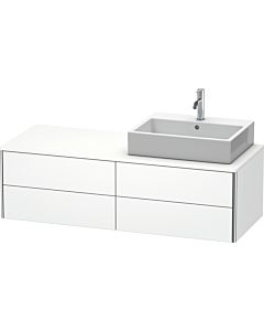 Duravit XSquare Duravit XS4913R1818 140x40x54,8cm, 4 tiroirs, droit, blanc mat