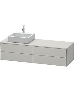 Duravit XSquare Duravit XSquare XS4914L0707 160x40x54,8cm, 4 drawers, left, matt concrete gray