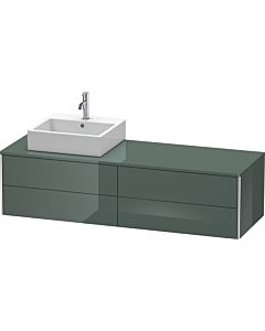 Duravit XSquare Duravit XSquare XS4914L3838 160x40x54,8cm, 4 drawers, left, Dolomiti Grey high gloss