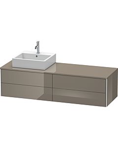 Duravit XSquare Duravit XSquare XS4914L8989 160x40x54,8cm, 4 drawers, left, Flannel Grey hochglanz