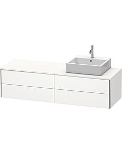 Duravit XSquare Waschtisch-Unterschrank XS4914R3636 160x40x54,8cm, 4 Schubkästen, rechts, weiß seidenmatt