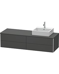 Duravit XSquare Duravit XSquare XS4914R4949 160x40x54.8cm, 4 drawers, right, Graphit matt