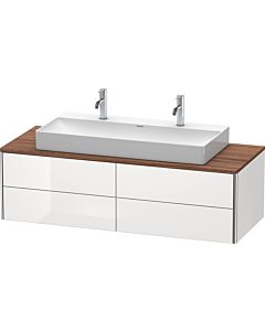 Duravit XSquare Waschtisch-Unterschrank XS4915M8585 140x40x54,8cm, 4 Schubkästen, weiß hochglanz