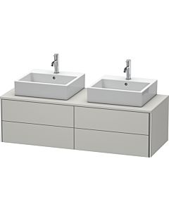 Duravit XSquare Duravit XSquare XS4916B0707 140x40x54,8cm, 4 drawers, double sided, matt concrete gray