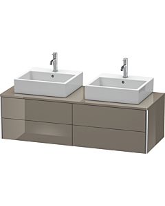 Duravit XSquare Duravit XSquare XS4916B8989 140x40x54,8cm, 4 drawers, both sides, Flannel Grey hochglanz