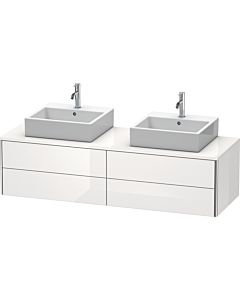 Duravit XSquare Waschtisch-Unterschrank XS4917B8585 160x40x54,8cm, 4 Schubkästen, beidseitig, weiß hochglanz