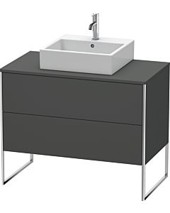 Duravit XSquare XS492104949 100x53.8x54.8cm, 2 tiroirs, Graphit mat