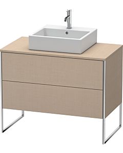 Duravit XSquare Waschtisch-Unterschrank XS492107575 100x53,8x54,8cm, 2 Auszüge, Leinen