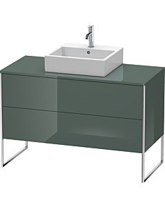 Duravit XSquare Waschtisch-Unterschrank XS492203838 120x53,8x54,8cm, 2 Auszüge, Dolomiti Grey hochglanz