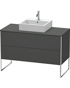 Duravit XSquare XS492204949 120x53.8x54.8cm, 2 tiroirs, Graphit mat