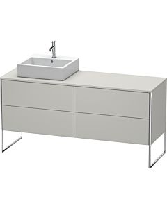 Duravit XSquare Duravit XSquare XS4924L0707 160x53,8x54,8cm, 4 drawers, left, matt concrete gray