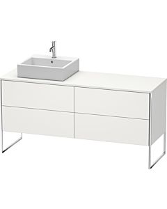 Duravit XSquare Waschtisch-Unterschrank XS4924L3939 160x53,8x54,8cm, 4 Auszüge, links, Nordic weiß seidenmatt