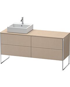 Duravit XSquare Duravit XSquare XS4924L7575 160x53,8x54,8cm, 4 drawers, left, Leinen