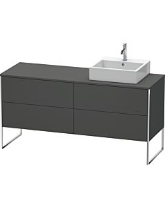 Duravit XSquare Duravit XSquare XS4924R4949 160x53.8x54.8cm, 4 pull-outs, right, Graphit matt
