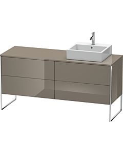 Duravit XSquare Duravit XSquare XS4924R8989 160x53.8x54.8cm, 4 pull-outs, right, Flannel Grey hochglanz