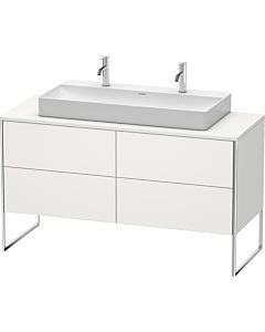 Duravit XSquare Waschtisch-Unterschrank XS4925M3939 140x53,8x54,8cm, 4 Schubkästen, Nordic weiß seidenmatt