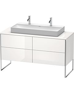 Duravit XSquare Waschtisch-Unterschrank XS4925M8585 140x53,8x54,8cm, 4 Schubkästen, weiß hochglanz