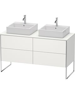 Duravit XSquare Meuble sous lavabo XS4926B3939 140x53,8x54,8cm, 4 tiroirs, des deux côtés, Nordic weiß