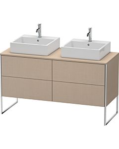 Duravit XSquare Duravit XSquare XS4926B7575 140x53,8x54,8cm, 4 drawers, both sides, Leinen