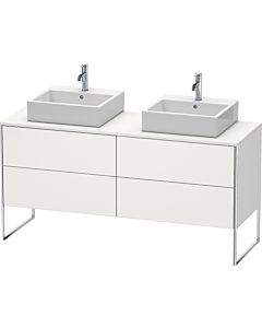Duravit XSquare Waschtisch-Unterschrank XS4927B3939 160x53,8x54,8cm, 4 Auszüge, beidseitig, Nordic weiß seidenmatt