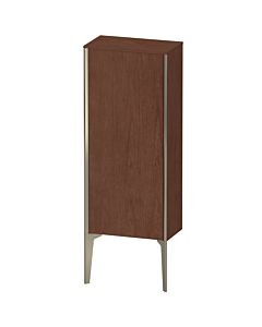 Duravit tall cabinet XV1305LB113 40x24x89cm, matt champagne, door on the left, American walnut