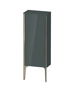 Duravit haut moyen XViu XV1305LB138 40x24x89cm, champagne mat, porte à gauche, gris dolomiti brillant