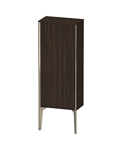 Duravit XViu Halbhochschrank XV1305LB169 40x24x89cm, champagner matt, Tür links, nussbaum gebürstet