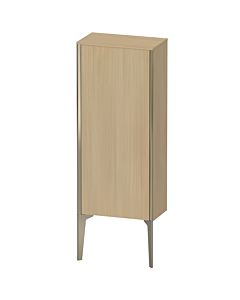 Duravit XViu Halbhochschrank XV1305LB171 40x24x89cm, champagner matt, Tür links, mediterrane eiche
