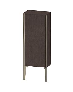 Duravit haute XV1305LB172 40x24x89cm, champagne mat, porte à gauche, chêne foncé brossé