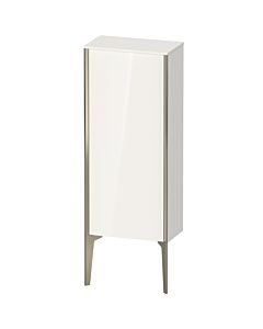 Duravit XViu Halbhochschrank XV1305LB185 40x24x89cm, champagner matt, Tür links, weiß hochglanz