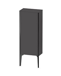 Duravit high cabinet XV1305LB249 40x24x89cm, matt black, door on the left, matt graphite