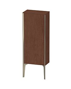 Duravit XViu medium tall cabinet XV1305RB113 40x24x89cm, matt champagne, door on the right, American walnut