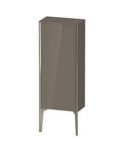 Duravit haut moyen XViu XV1305RB189 40x24x89cm, champagne mat, porte à droite, gris flanelle brillant