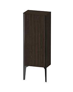 Duravit haut moyen XViu XV1305RB269 40x24x89cm, noir mat, porte à droite, noyer brossé