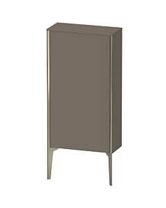Duravit XViu Halbhochschrank XV1306LB190 50x24x89cm, champagner matt, Tür links, flannel grey seidenmatt