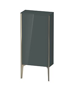 Duravit high cabinet XV1306RB138 50x24x89cm, matt champagne, door on the right, dolomiti gray high gloss