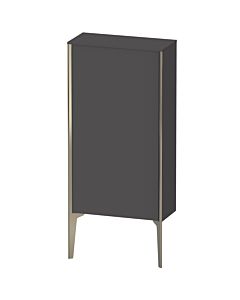 Duravit tall cabinet XV1306RB149 50x24x89cm, matt champagne, door on the right, matt graphite