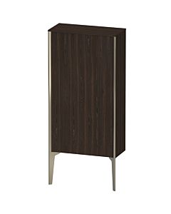 Duravit XViu Halbhochschrank XV1306RB169 50x24x89cm, champagner matt, Tür rechts, nussbaum gebürstet