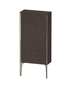 Duravit haut moyen XViu XV1306RB172 50x24x89cm, champagne mat, porte à droite, chêne foncé brossé