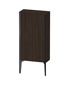 Duravit high cabinet XV1306RB269 50x24x89cm, matt black, door on the right, brushed walnut