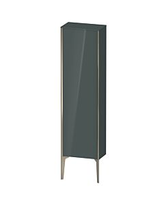 Duravit XViu Halbhochschrank XV1315LB138 40x24x133cm, champagner matt, Tür links, dolomiti grey hochglanz
