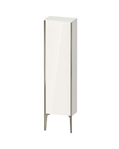 Duravit high cabinet XV1315LB185 40x24x133cm, matt champagne, door on the left, high-gloss white