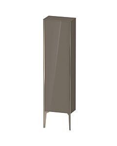 Duravit haut moyen XViu XV1315LB189 40x24x133cm, champagne mat, porte à gauche, gris flanelle brillant